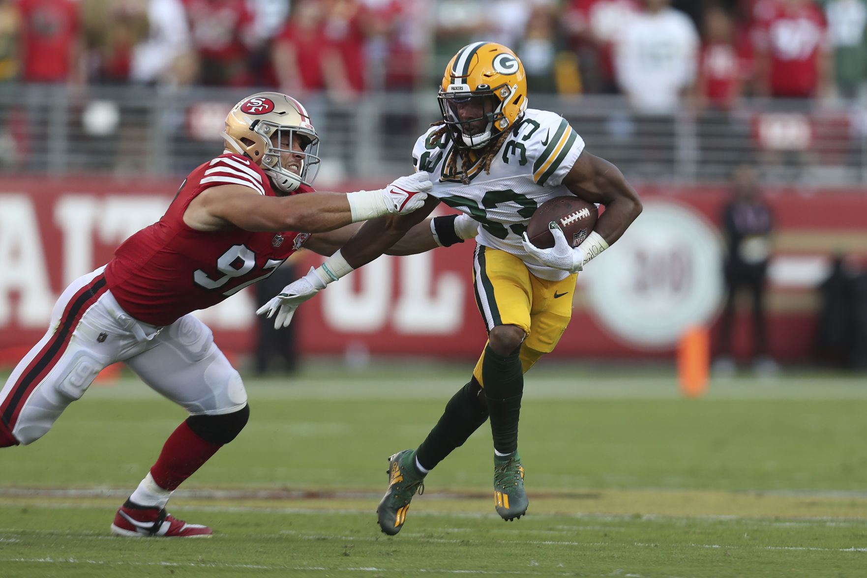 Aaron Jones - Packers 49ers